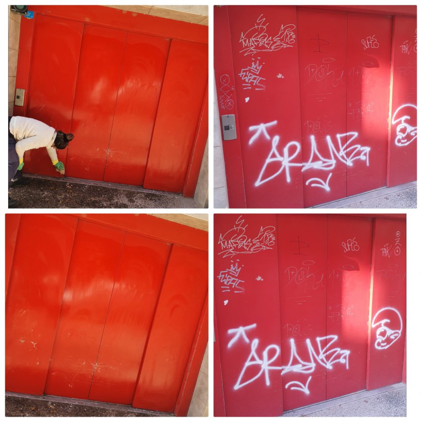 Graffiti cleaning