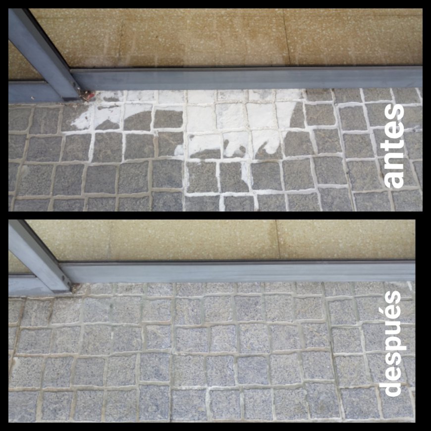 Neteja restes de pintura